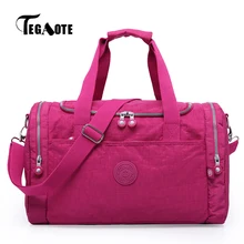 TEGAOTE, женские дорожные сумки, большая вместительность, сумка для багажа, Портативная сумка в сложенном виде, сумка-тоут, женская сумка на выходные, большая