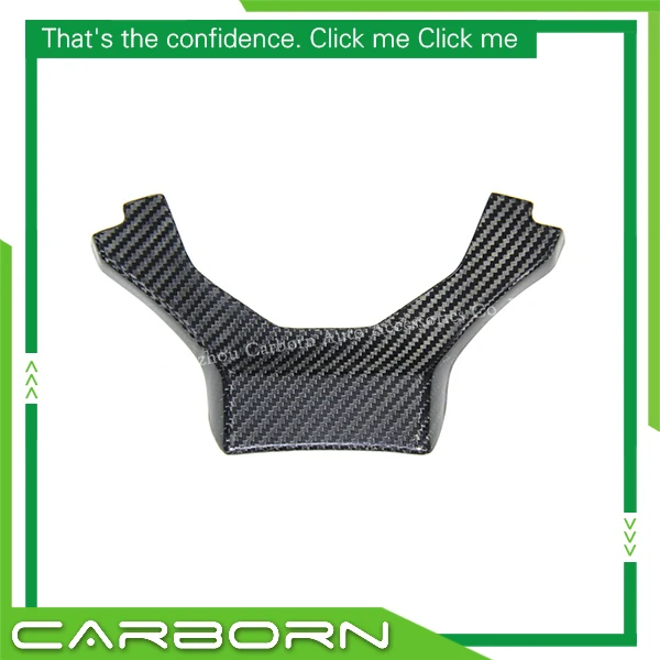 

ForLexus is300 is250 rx300 rx330 RC NX CT200h 2016 Stick on Style Carbon Fiber Steering Wheel Trim- 1 piece