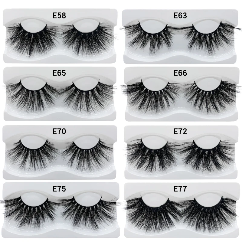 

25mm5D mink hair false eyelashes 3D mink eyelashes hand-made natural thick eyelash extension