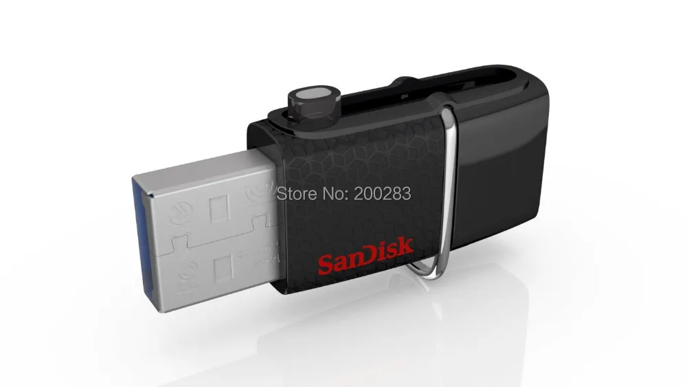 2015 Новый Горячий продажа SanDisk Ultra Dual OTG USB 3.0 Flash Drive SDDD2 Передачи Файлов Легко