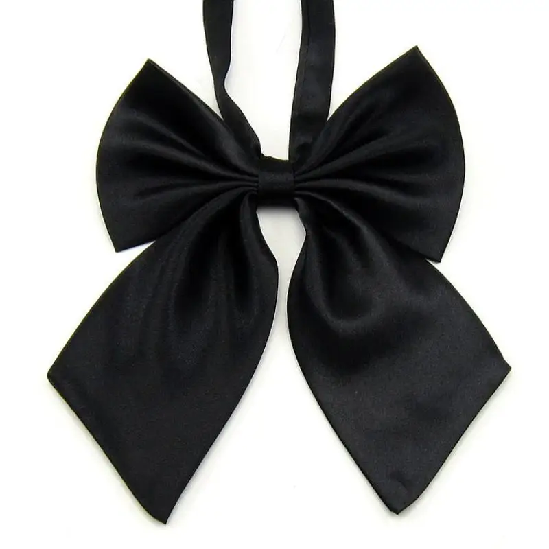 Fashion Ribbon Party Tie Flower Unisex Students Campus Solid Color Bow Tie