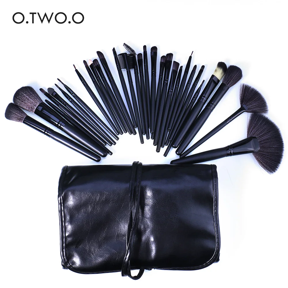 

O.TWO.O Brand Cometics Brushes Set Cosmetics Brush Set Beauty Tools Function Eye Face Powder Blush Brush 32pcs In1set with Box
