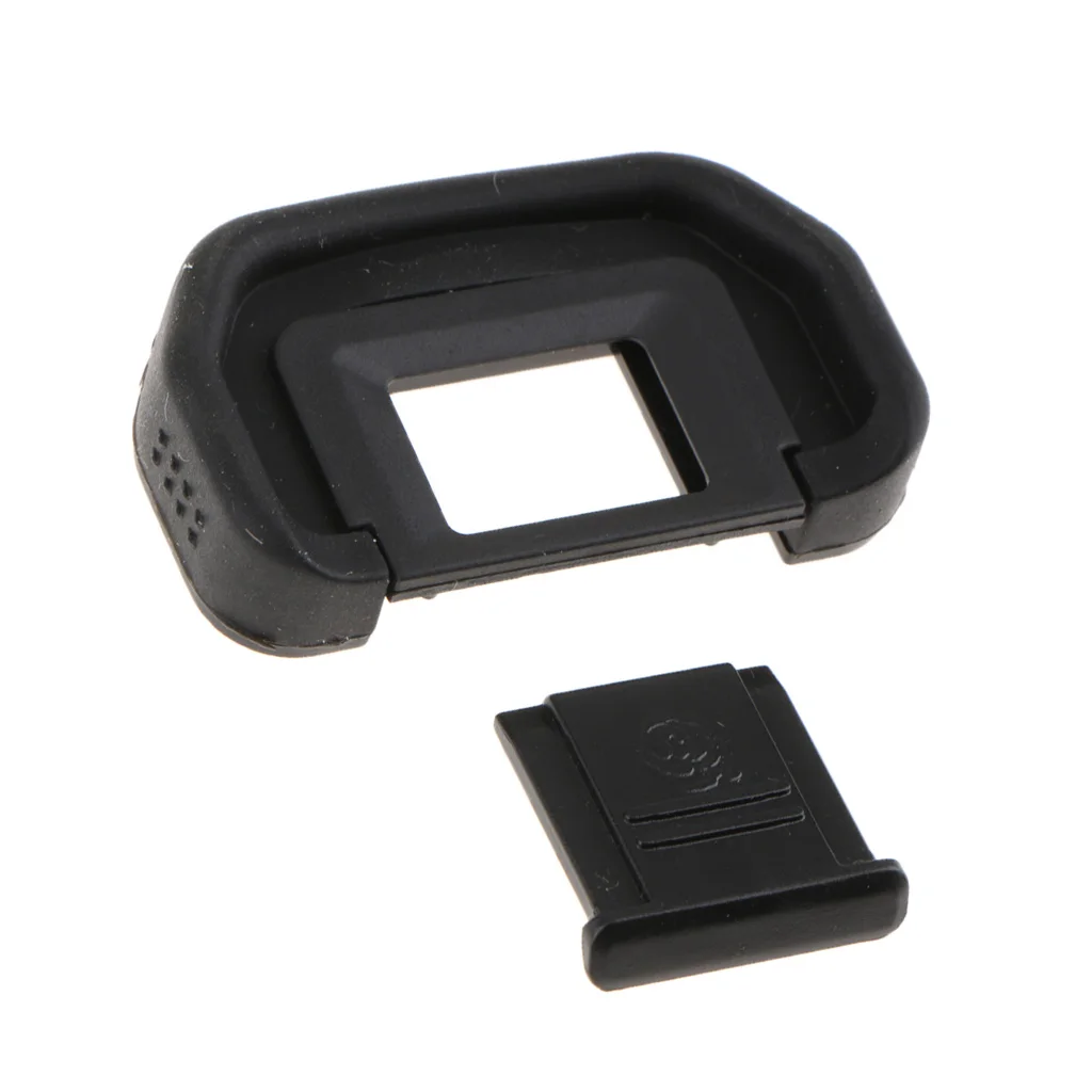 Viewfinder Eyecup Eyepiece Fits For Canon  6D Mark II/80D Attached With Hot Shoe Cover - Especially Useful To Eyeglass Wearers