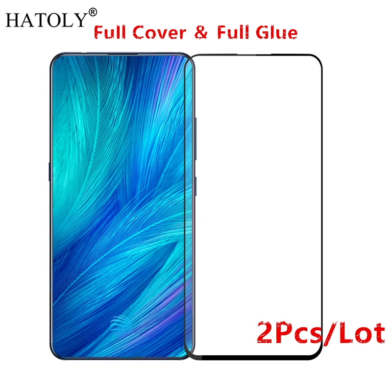 

2Pcs Vivo X27 Glass Tempered Glass for Vivo X27 Glass Film 9H Full Glue Full Cover Screen Protector for Vivo X27