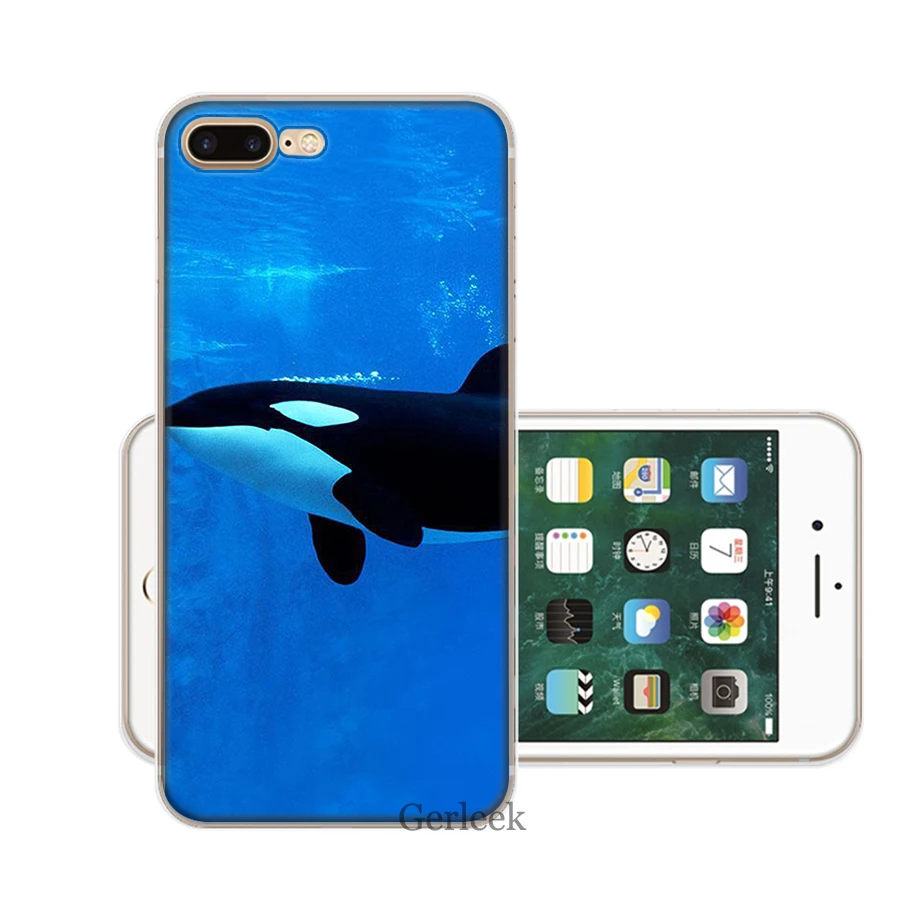 Чехол для телефона Sea World Killer Whales для iPhone 11 Pro X XR XS Max iPhone 6 6s 7 8 Plus 5 5S SE чехлы