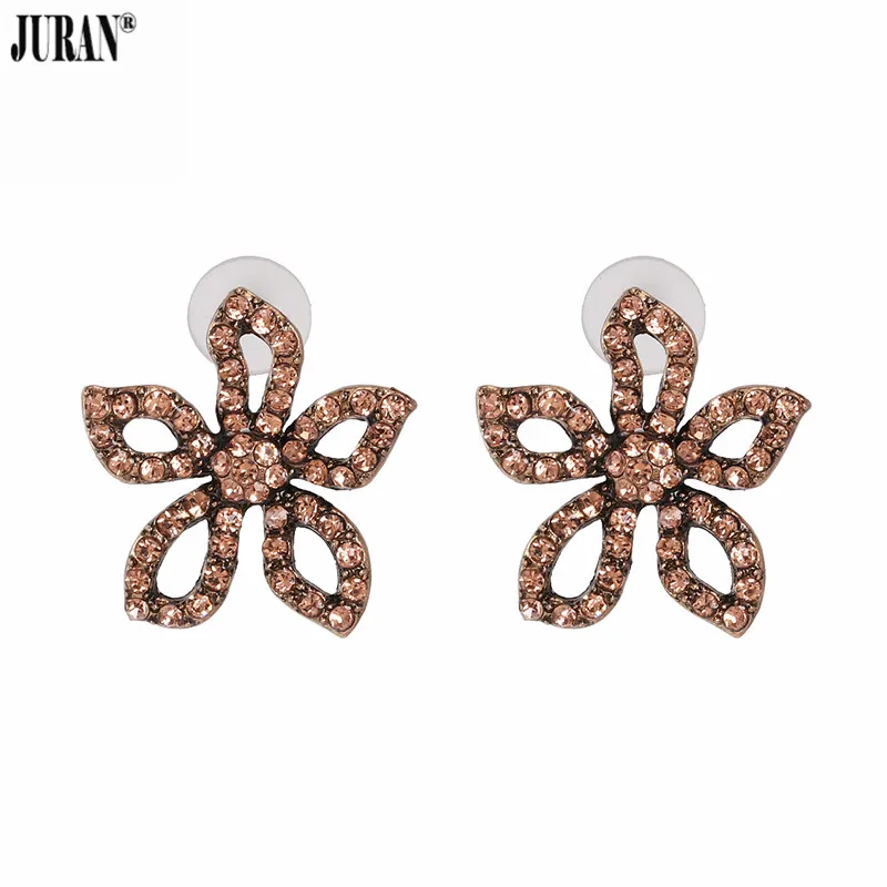 

JURAN Resin Beads Flower Statement Dangle Earrings for Women Trendy Brand Pendientes Earrings Large Drop Earrings Party Jewelry