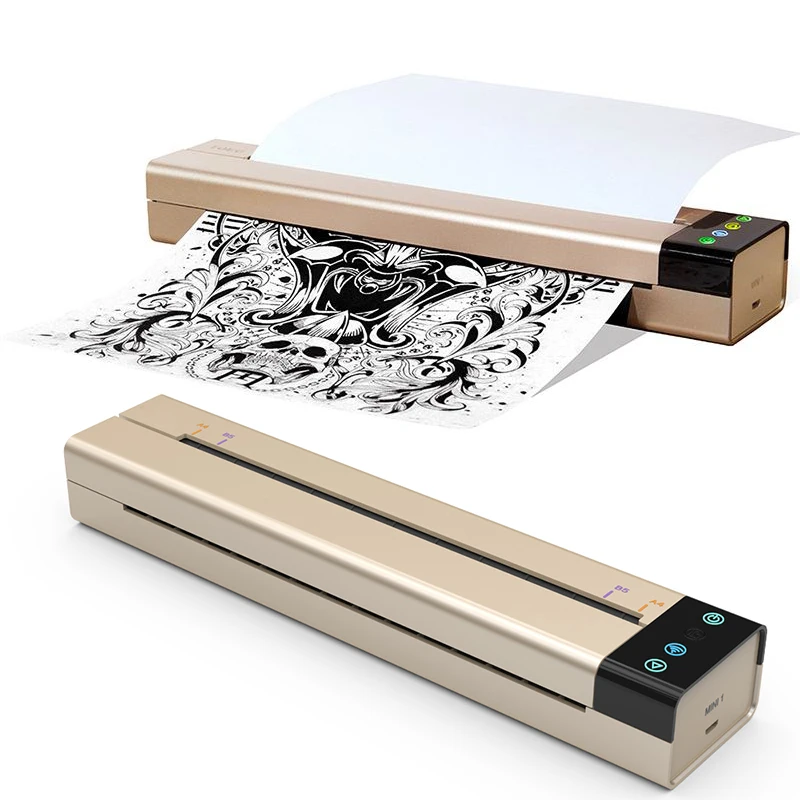 

US/UK Type Mini USB Tattoo Transfer Copier Printer Machine Tattoo Thermal Transfer Paper Tattoo Stencil Maker Machine Accessorie