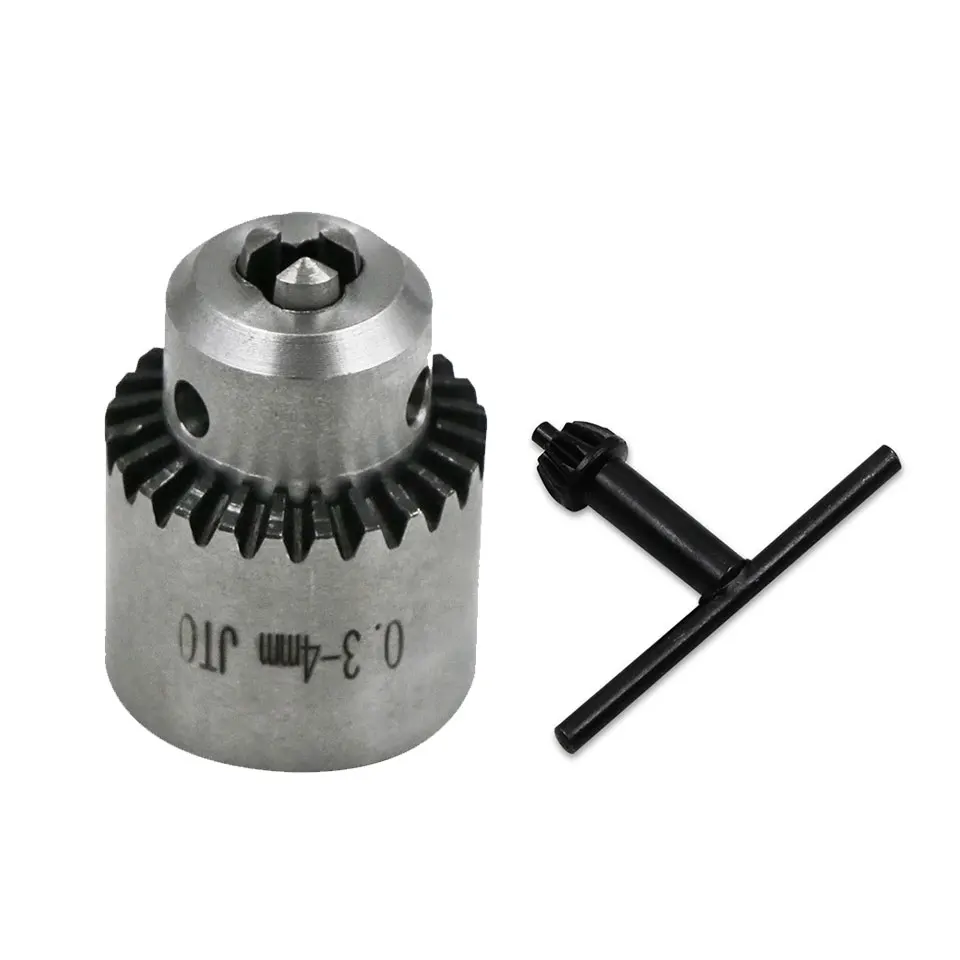 

Mini 0.3-4mm Keyed Drill Bit Chuck Convertor Precision Clamping Metal Stable Angle Grinder Conversion Chuck Convertor Adapter