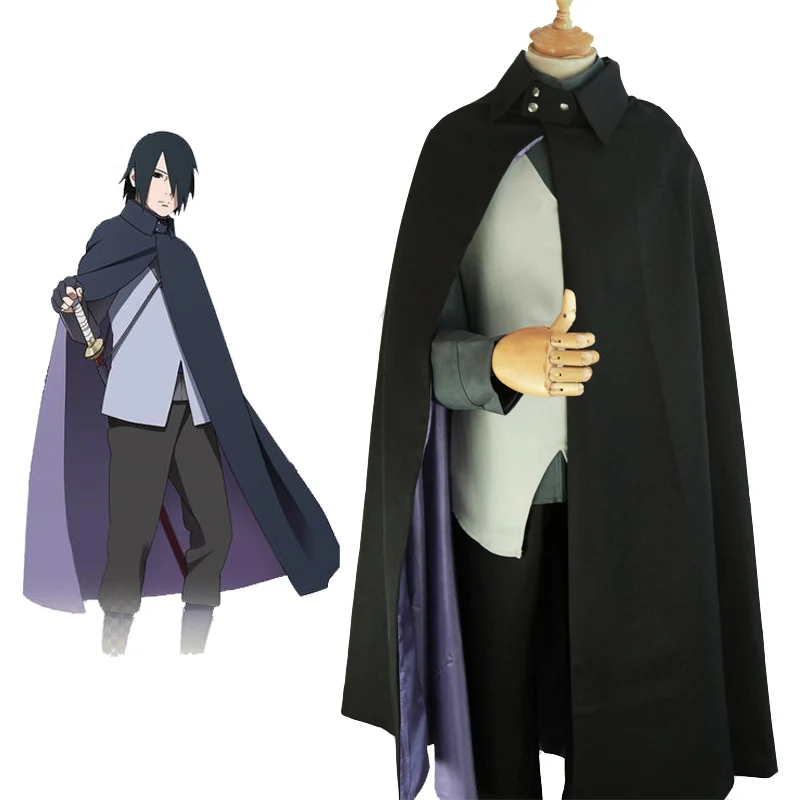 Аниме Boruto Naruto Next Generations Косплей Учиха сасуке Шаринган костюм для Хэллоуина