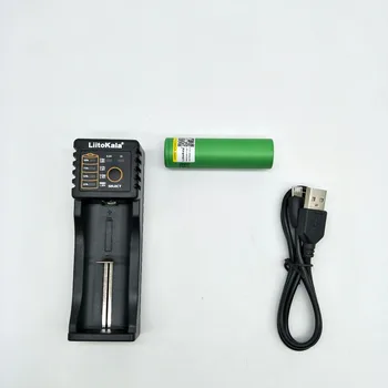

Liitokala 100% Original INR 18650 VTC6 Rechargeable battery 3000mAh li-ion battery For E-cigarette use+Lii-100B 18650 charger