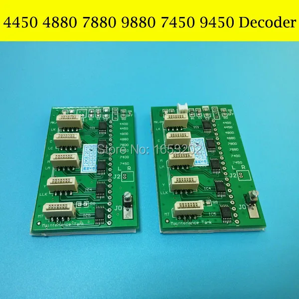 

For Epson Stylus PRO 4450 4880 7450 7880 9880 9450 printer chip decoder card