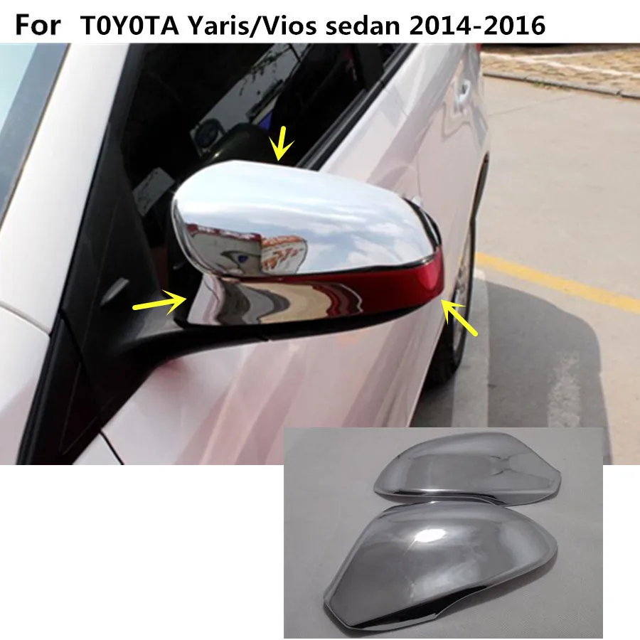 ABS Chrome decoration font b Car b font stick rear view Rearview Side glass font b