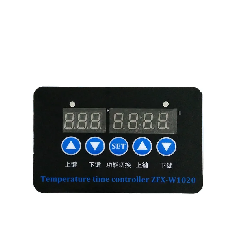 

W1020 AC220V Digital Thermostat control DC12V 24V switch temperature control timing thermometer controller with 1m probe
