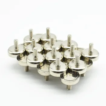 

Mounting Magnet Diameter 16mm Clamping Pot Male Thread Neodymium Lifting Magnets Permanent Holding Magnetics 24pcs