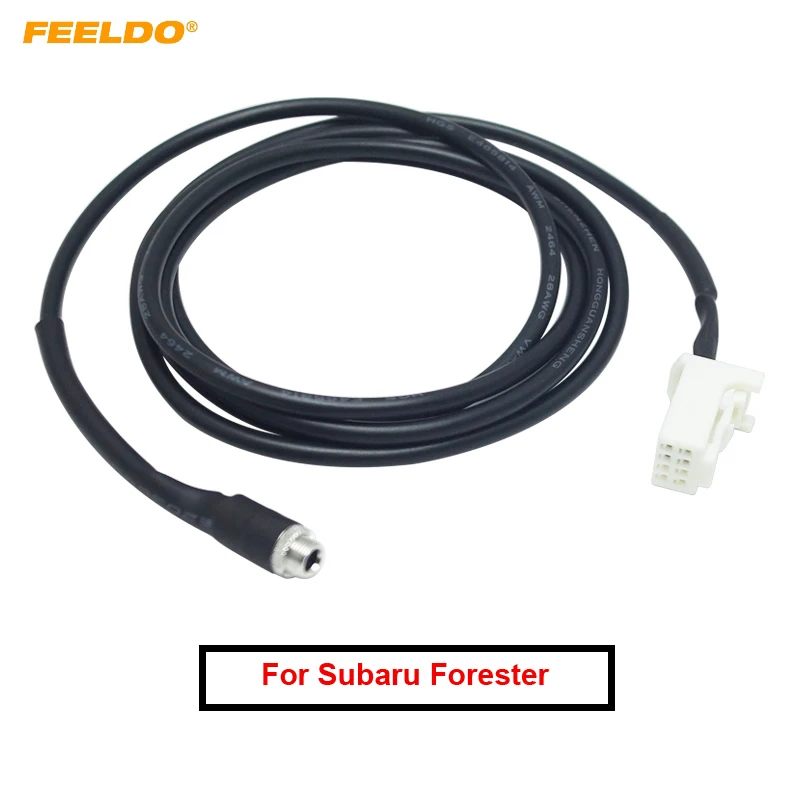 Автомобильный Кабель FEELDO с 8 разъемами AUX для Subaru Forester 6 дисков CD гнездовой разъем