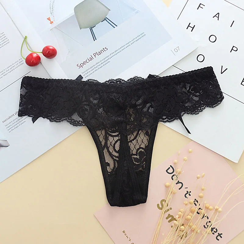 New Brand Sexy Lace Women Thongs and G string Seamless Panties Female Transparent Underwear Tanga Bragas T Back Intimates (14)