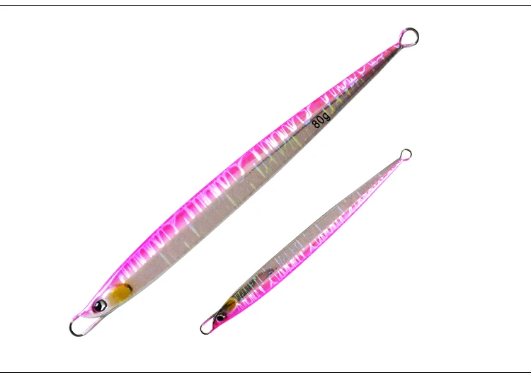 Isca de Metal Isca de Pesca Longa para Peixe Funadaiko Isca Peixe Artificial Lenta Inchiku 100g 6 Cheap Iscas artificiais