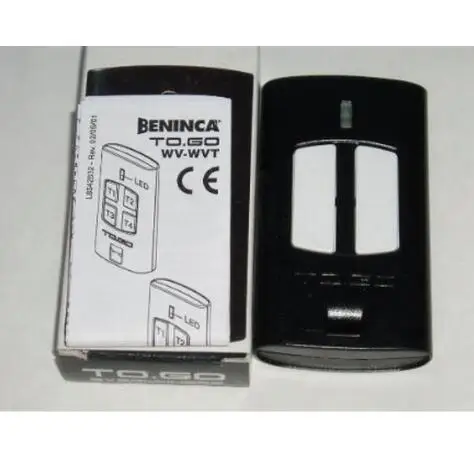 

20pcs BENINCA TO.GO2WV replacement garage door remote rolling code DHL free shipping