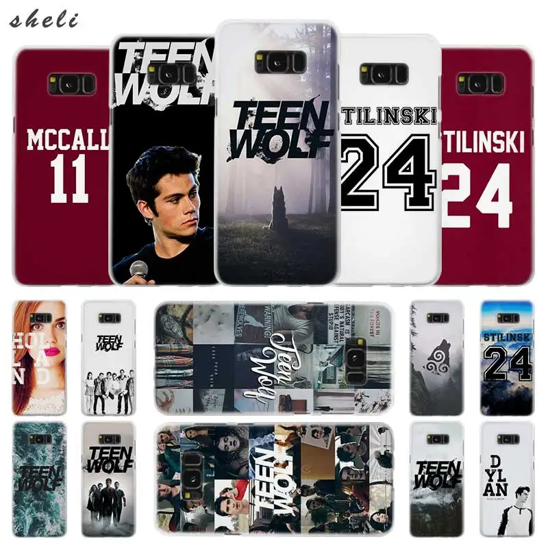 

Sheli Stilinski 24 Teen Wolf Transparent Patterned hard Case Cover for Samsung Galaxy S4 S5 S6 S7 S8 S9 Plus Edge Mini s10 lite