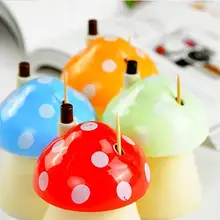 Карманный пластиковый Гриб Дизайн Автоматическая Подставка Для Зубочисток раздатчик 60 шт lin2309