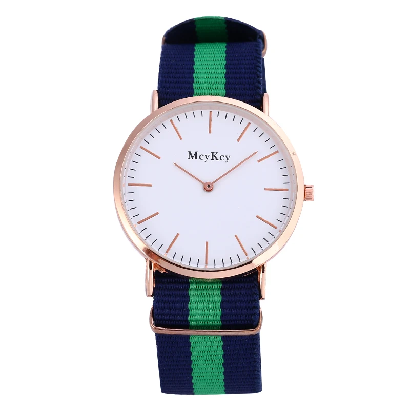

2016 Summer New Arrival Men's Nylon Strap Waterproof Quartz Wrist Watches For Men Casual Designer Wristwatch Wholesale For Gift