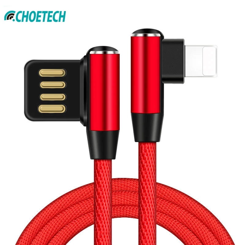 

CHOETECH 1m 2m 3m Usb Cable For iPhone XS MAX 2A Fast Charging Cable For iPhone xr 8 7 6 5 Data Sync Data Transfer Cable