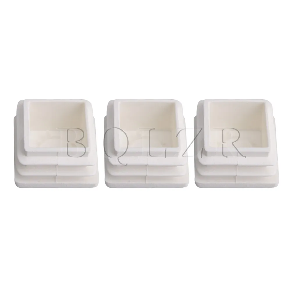 20x BQLZR 20x20MM 25x25MM 30x30MM White Square Tubing Plastic Hole Plug End Caps Cover Tube Table Glide Insert Finishing Plug 20x BQLZR 20x20MM 25x25MM 30x30MM White Square Tubing Plastic Hole Plug End Caps Cover Tube Table Glide Insert Finishing Plug