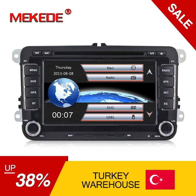 

Windows Ce 6.0 7" Car GPS Navigation for VW Volkswagen SKODA GOLF 5 Golf 6 POLO PASSAT B5 B6 JETTA TIGUAN dvd player FM BT RDS