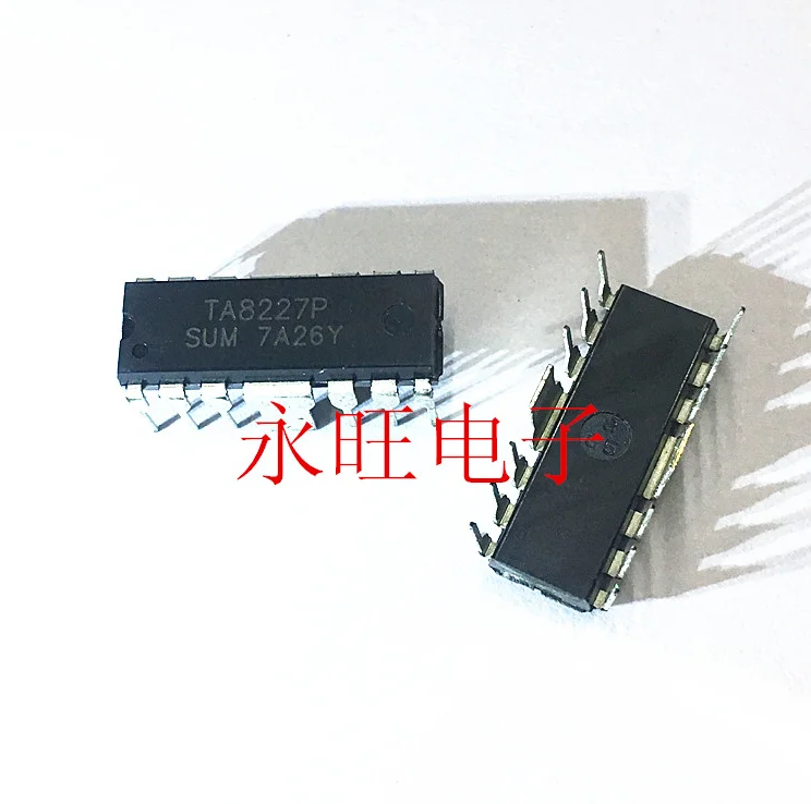 TA8227 3W+3W Dual Channel Audio Amplifier Circuit D8227 DIP 12in