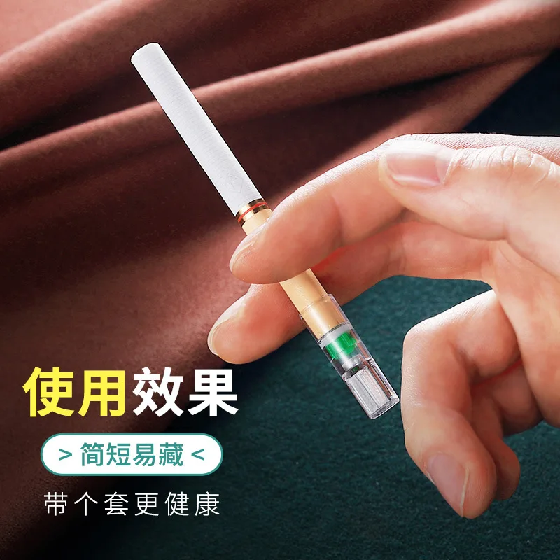 100 шт./лот новый обновленный одноразовый держатель для сигарет Green Health наконечник