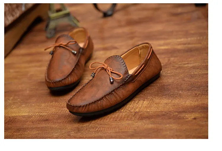 Casual Leather Loafer Shoes Men Soft Comfortable Driving Shoes Men Moccasins Footwear Mokasin Kasual For Men Schoenen785