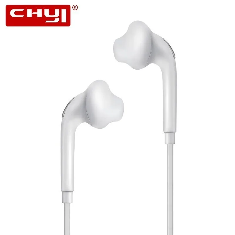 CHYI 3.5mm Stereo Music Earphones Portable Earphone Wired In-Ear Headset 1.2m Cable with Microphone for Samsung S6 Edge | Электроника