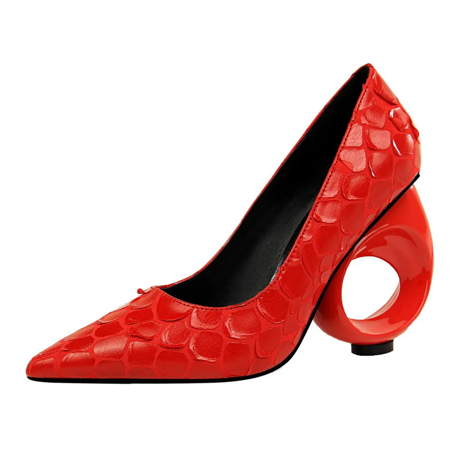 Noir rouge Discothèques gris Et Rayures Ronde Pompes Peu Chaussures Sexy Bouche Fretwork blanc Creusé Sharp Serpent Femmes kaki Hauts Profonde Talons Z0UqwaZT