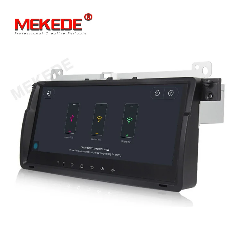 MEKEDE Android 9.1 Car Multimedia player GPS Autoradio 1 Din Stereo System For BMW/E46/M3/Rover/3 Series RAM 2G WIFI FM Radio