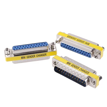 

DB9 D-Sub 9pin / 25pin Connectors Mini Gender Changer Adapter RS232 Serial Connectors