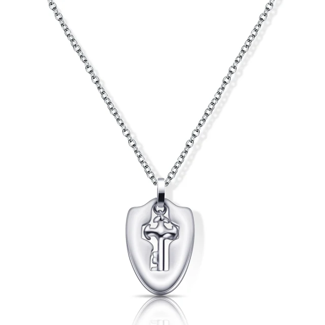 Open Heart Key Necklace Key and Heart Lock Couple Pendant Necklace