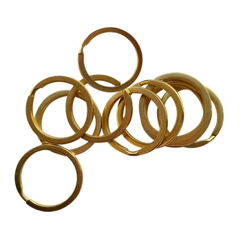 

Multi-functional 60 Pieces Split Rings Keychain Key Holder Connector Loop DIY Assorted Sizes