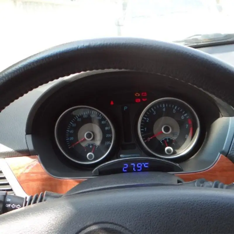 Автомобильный светящийся светодиодный цифровой автоматический термометр