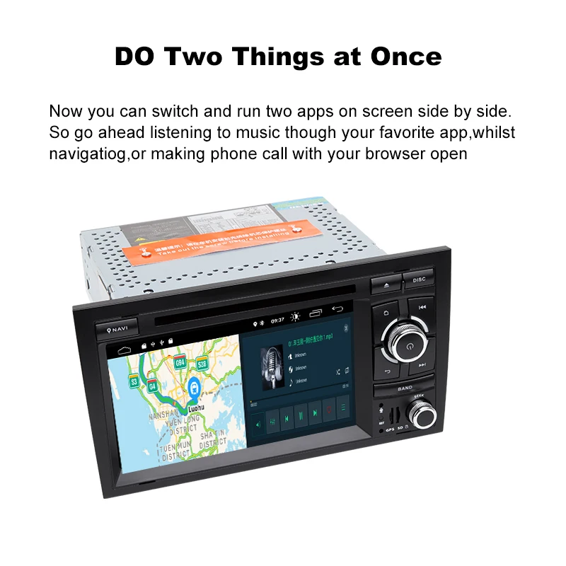 Flash Deal Car Multimedia DVD 2Din Android 9.0 Autoradio for Audi A4 B6 B7 S4 B7 B6 RS42002-2008 RS4 B7 SEAT Exeo 2008-2012 GPS Navigation 4