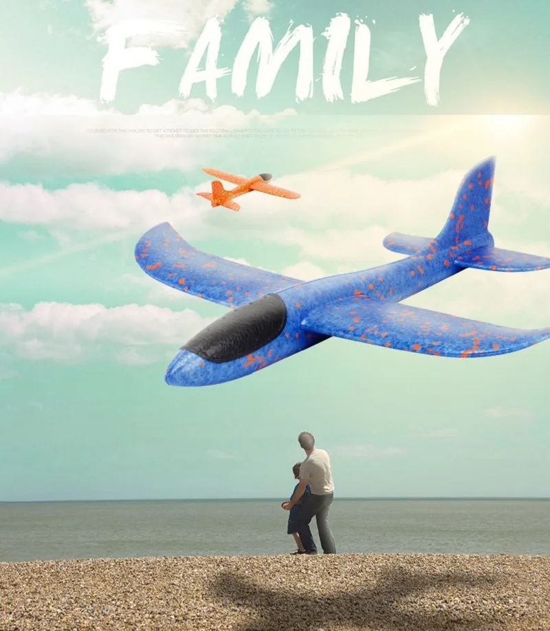 Модель аэроплана детские игрушки «сделай сам» ручной бросок Летающий планер самолеты вечерние наполнители мешок Летающий планер самолет игрушки для детей игры EPP пена