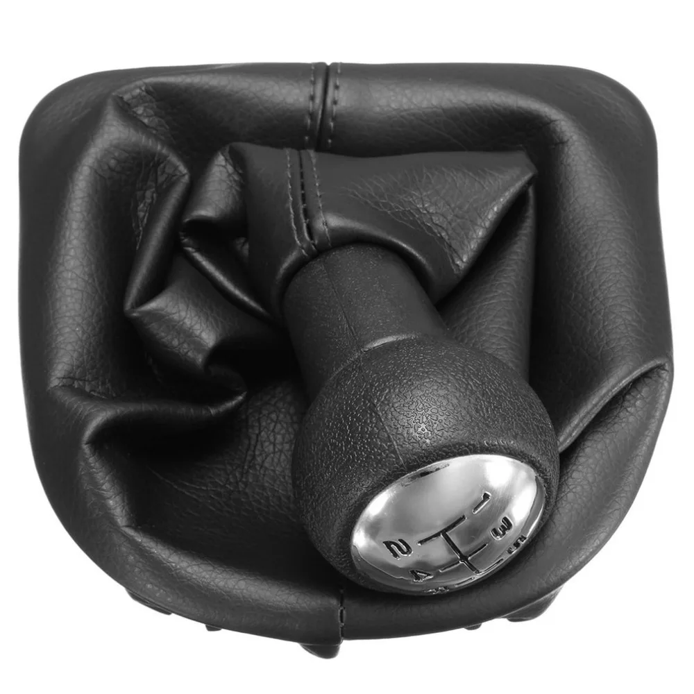

Car Styling 5 Speed Gear Shift Stick Leather Gaitor Gaiter Knob Cover Dirt-proof Anti-dust Supplies For PEUGEOT 207 307 CC 308