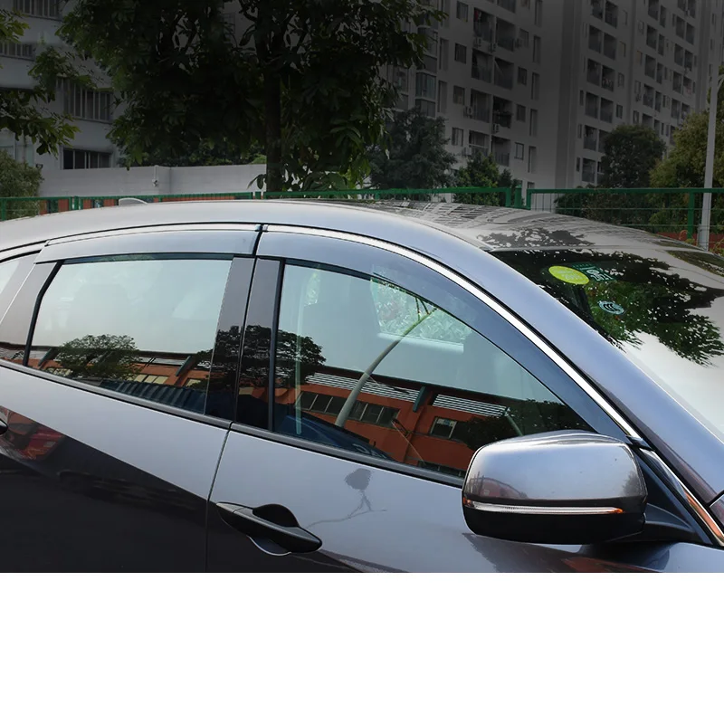 

Lsrtw2017 Stainless Steel Car Window Rain Shield Rain Eyebrow for Acura RDX 2012-2020 2019 2018 2017 2016 2015 2014 2013 2012