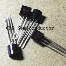 100 шт. BC547 BC547C TO-92 биполярный транзистор диодные транзисторы