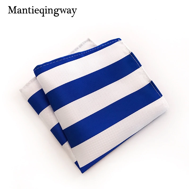 Mantieqingway с принтом в полоску платок карман квадратных для мужские свадебные смокинг полосатые платки полиэстер Классический Грудь