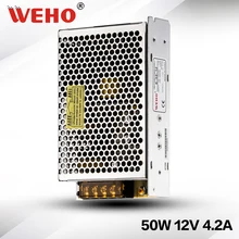 S-50-12) 110VAC(220VAC) 12vDC Мощность трансформатор 12vdc Питание 12v 50w Подача питания светодиоидному