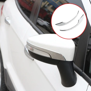 

Zlord 2Pcs/Set ABS Chrome Car Rearview Mirror Cove Rear View Mirror Trim Sticker for Ford Ecosport 2012 - 2018 Accessories