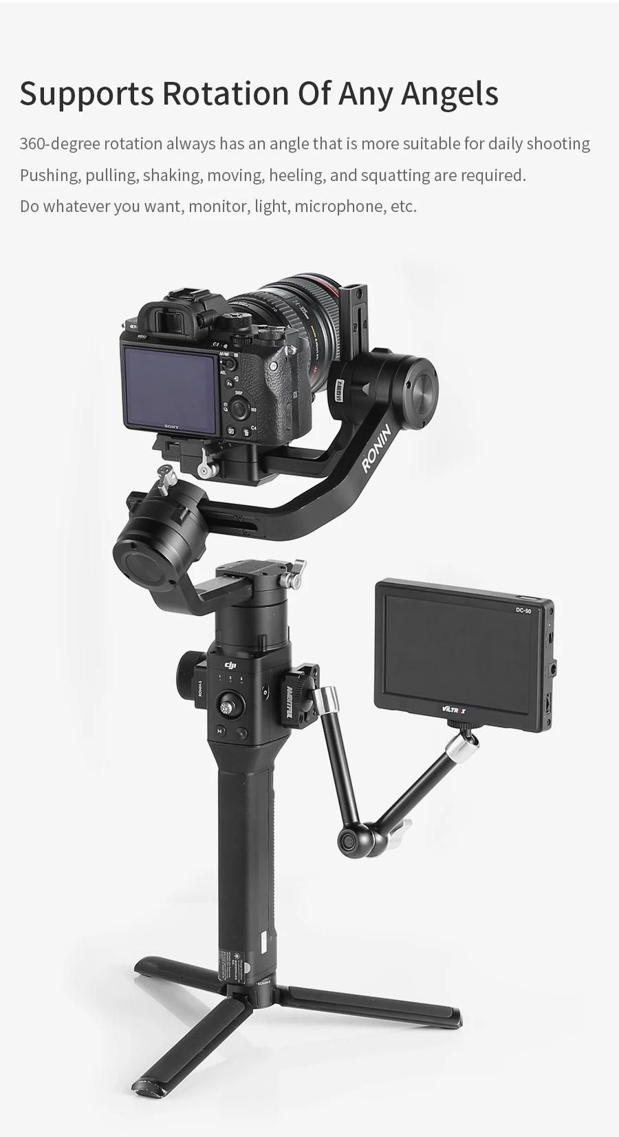 AMBITFUL DSLR 7" Articulating Rosette Magic Arm