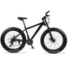 Mountain Bike 24speed 26×4.0 Aluminum alloy frame fat bike bicycle Snow bike Front and Rear Mechanical Disc Brade Male