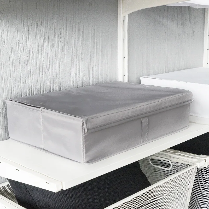 Oxford Cloth Drawer Organizers Two In One Multifunctional Underwear Storage Box Creative Home Folding Wardrobe Storage Box
