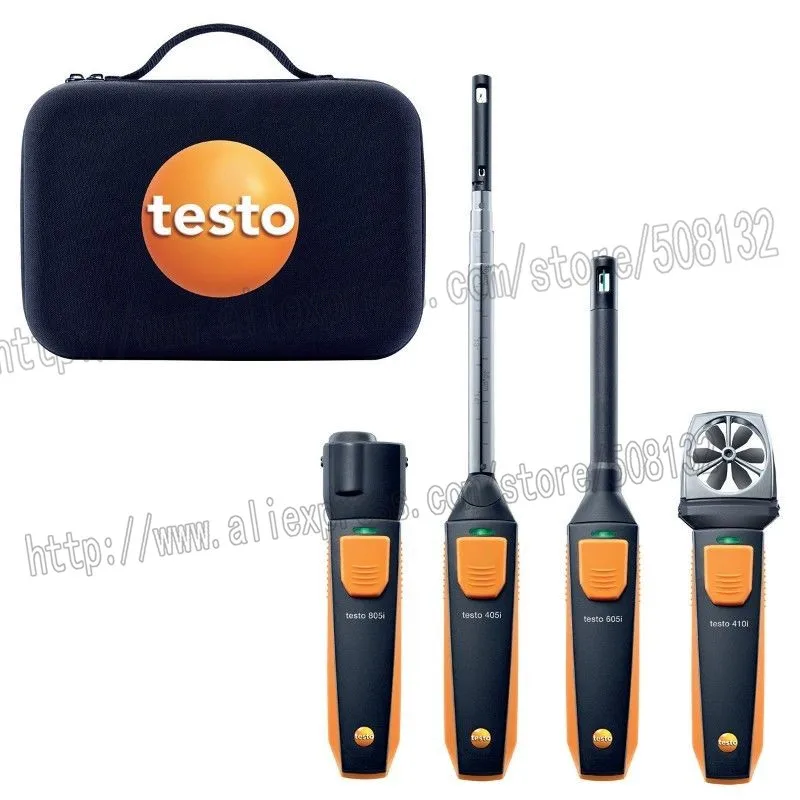 

Testo 0563 0003 VAC Smart Wireless Probe ,thermal anemometer 405i,vane anemometer 410i,thermohygrometer 605i,thermometer 805i